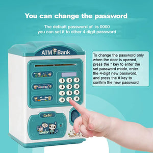 Fingerprint ATM Money Bank Box