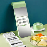 5 in 1 Stainless Steel Multifunctional Vegetable Cutter and Slicer