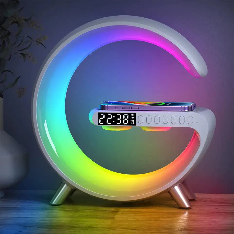 RGB G-LAMP FAST WIRELESS CHARGING BLUETOOTH SPEAKER G-63