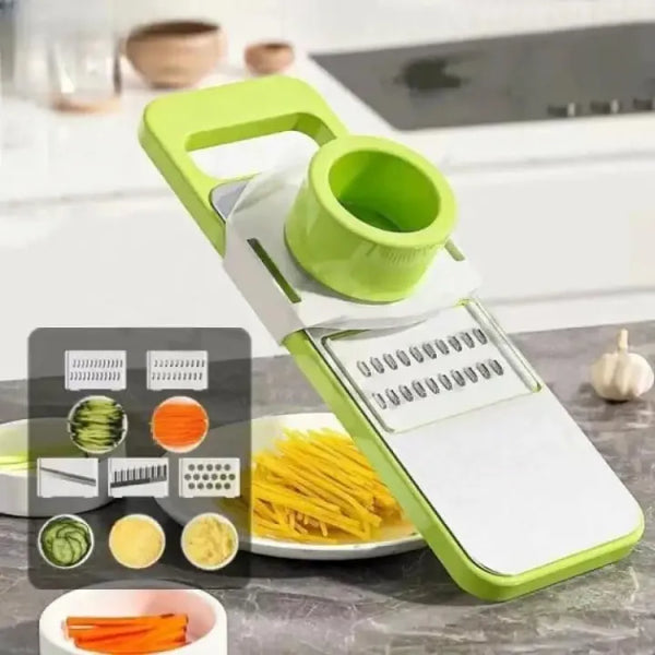 5 in 1 Stainless Steel Multifunctional Vegetable Cutter and Slicer