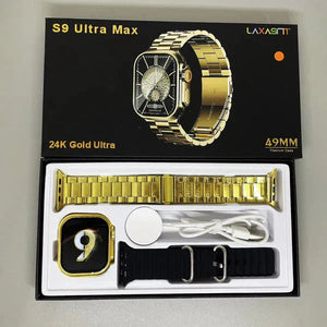 S9 Ultra Gold Smart {Watch}